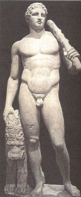 Hercules as a young man